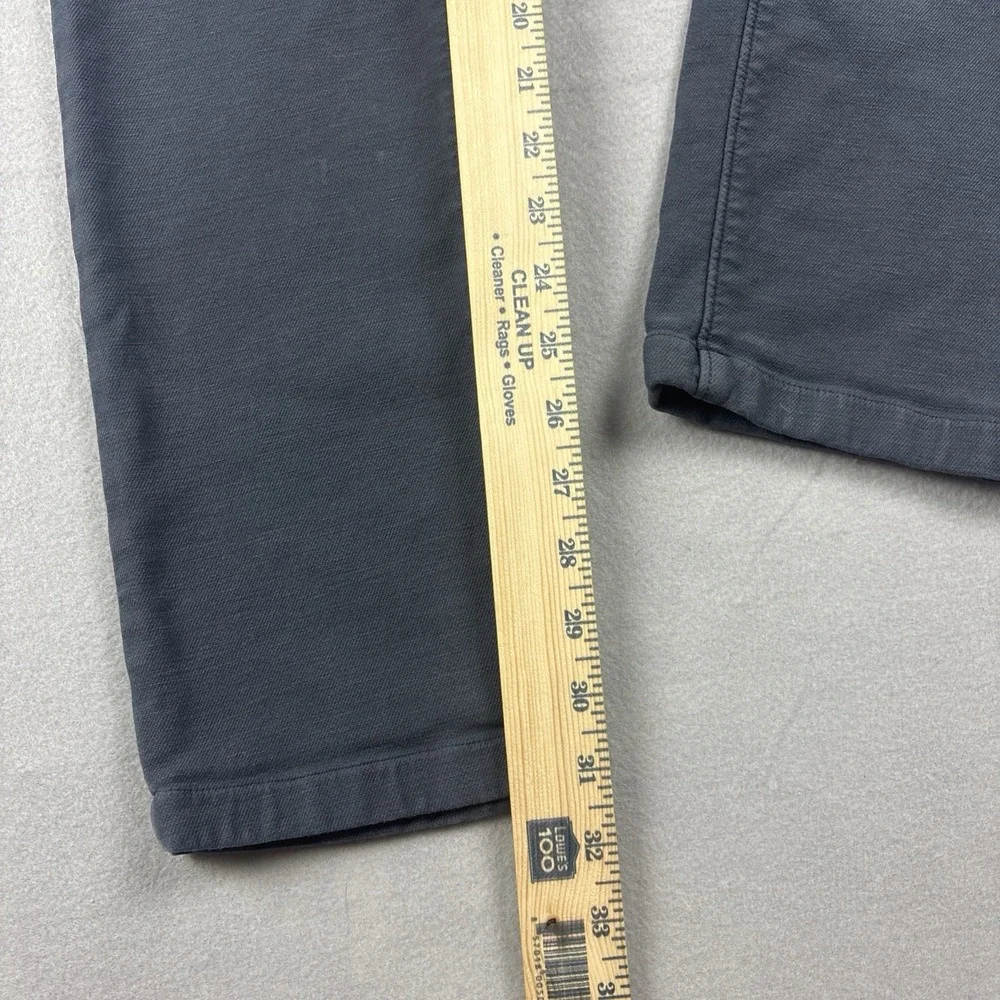Faherty Stretch Terry 5 Pocket Pants Men’s 34x30 Gray Slim Fit Casual Beach